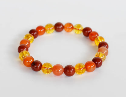 Enhances PASSION Crystal Bracelet (Joy, Creativity, Confidence)  DestGlow