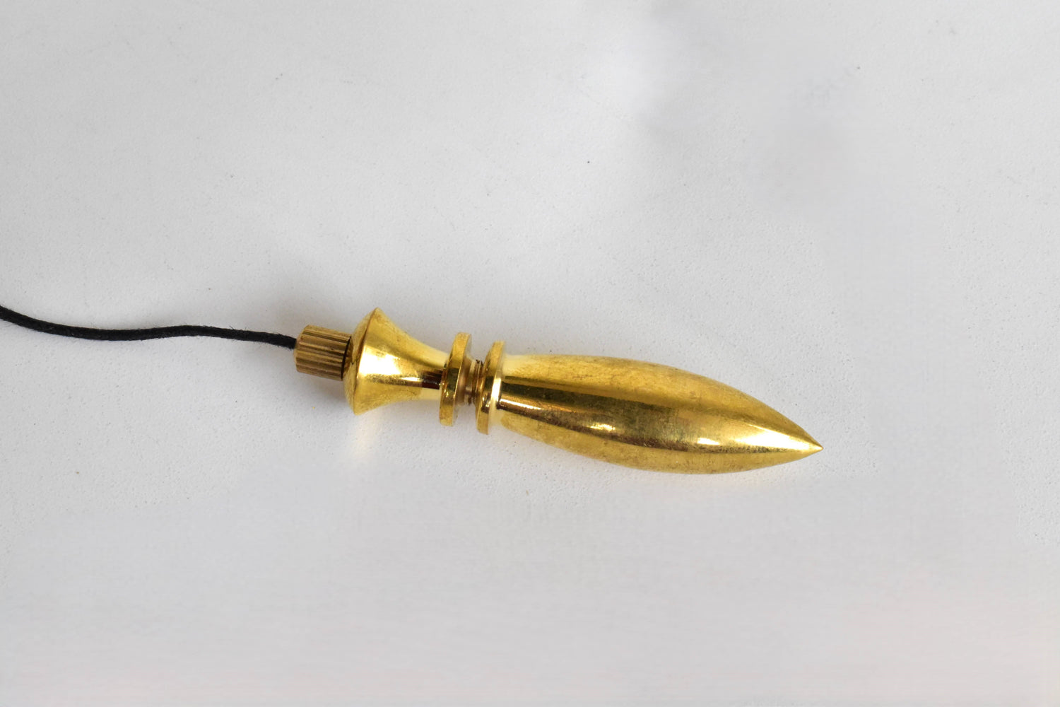 Bullet Brass Pendulum Silver Metal Egyptian Pendulums.  DestGlow