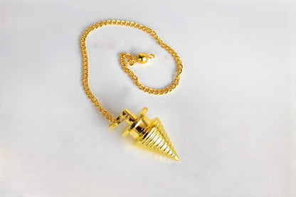 Brass Silver Metal Pendulums, Solid Ball Pendulum.  DestGlow