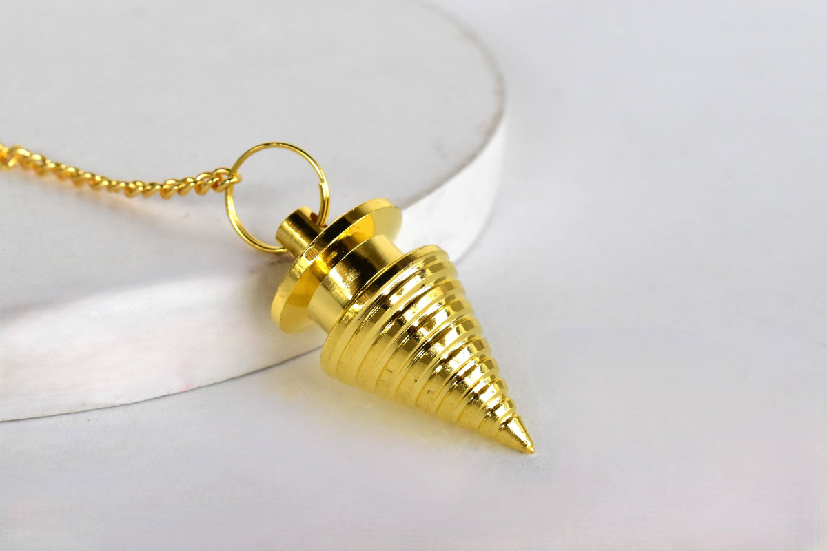 Brass Silver Metal Pendulums, Solid Ball Pendulum.  DestGlow