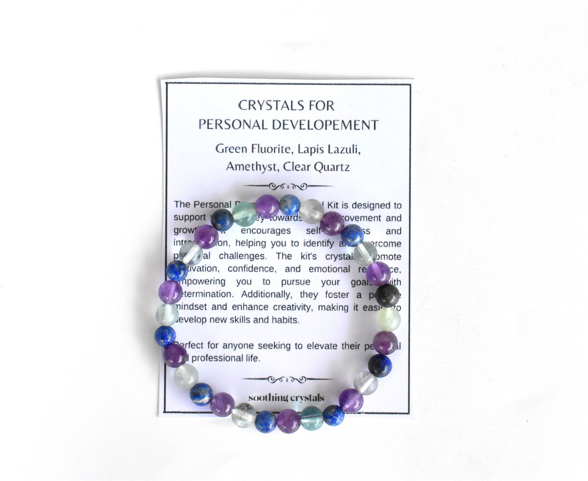 PERSONAL DEVELOPMENT Crystal Bracelet, Crystals for Student