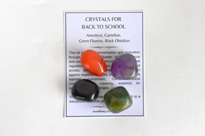 BACK TO SCHOOL Crystal Kit, Crystal For Student Kit.