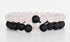 Lava Rose Quartz Couple Bracelets, Anniversary Gift (Creativity and Empathy)  DestGlow