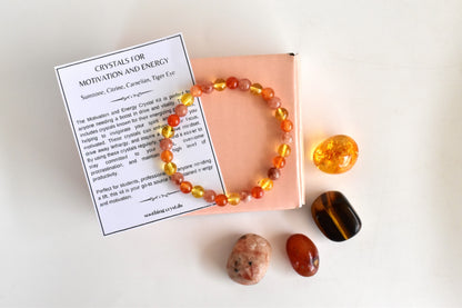 MOTIVATION AND ENERGY Crystal Kit, Crystal Gift Kit.  DestGlow