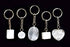 Selenite Key Chain, Gemstone Keychain Crystal Key Ring (Purification and Aura Cleansing)  DestGlow