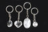 Crystal Quartz Key Chain, Gemstone Keychain Crystal Key Ring (Dreams and Enhancing)  DestGlow