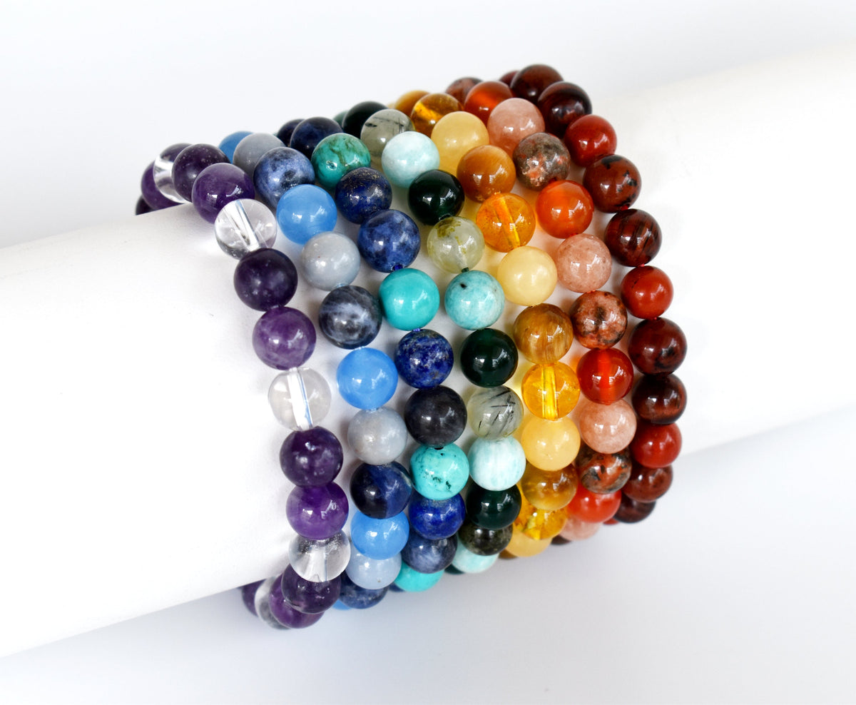 THIRD EYE Chakra Crystal Bracelet  DestGlow