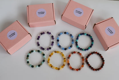 THIRD EYE Chakra Crystal Bracelet  DestGlow