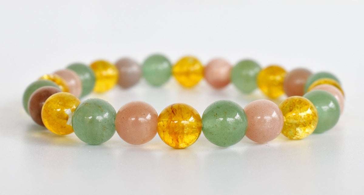 Bringing GOOD LUCK Crystal Bracelet (Inspiration, New Beginning, Confidence)  DestGlow