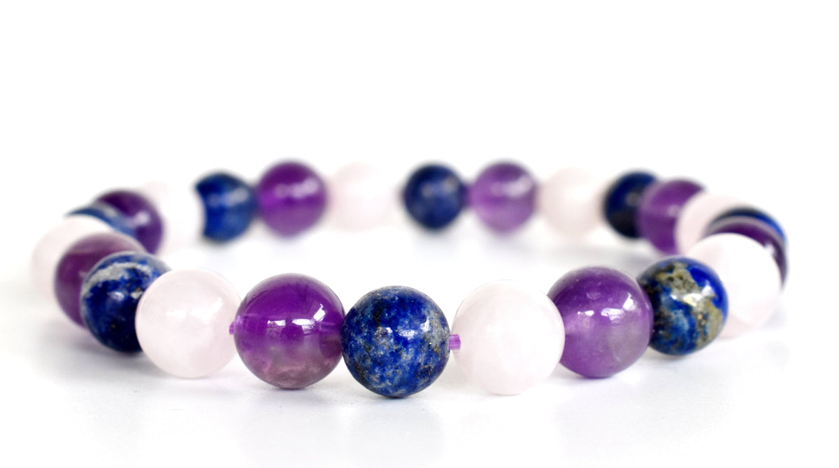 Promoting INNER PEACE Crystal Bracelet (Calmness and Compassion)  DestGlow