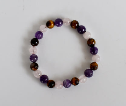 Calming ANXIETY Crystal Bracelet (Calm, Protection, Positivity)  DestGlow