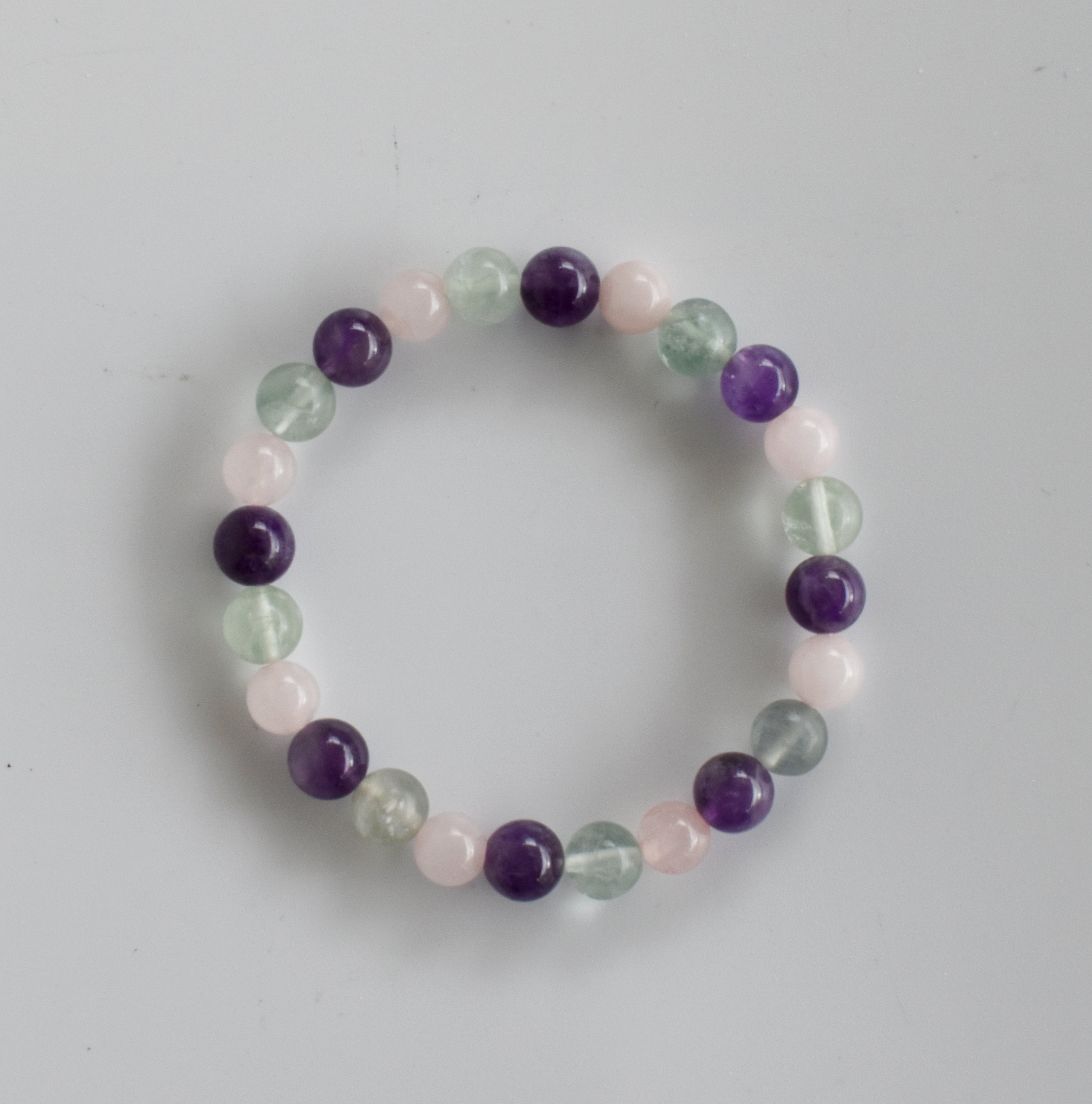 Assisting in Achieving CALM Crystal Bracelet(Tranquility and Mental Clarity)  DestGlow