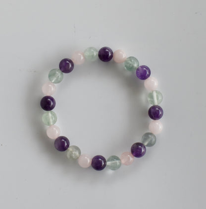 Assisting in Achieving CALM Crystal Bracelet(Tranquility and Mental Clarity)  DestGlow