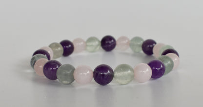 Assisting in Achieving CALM Crystal Bracelet(Tranquility and Mental Clarity)  DestGlow