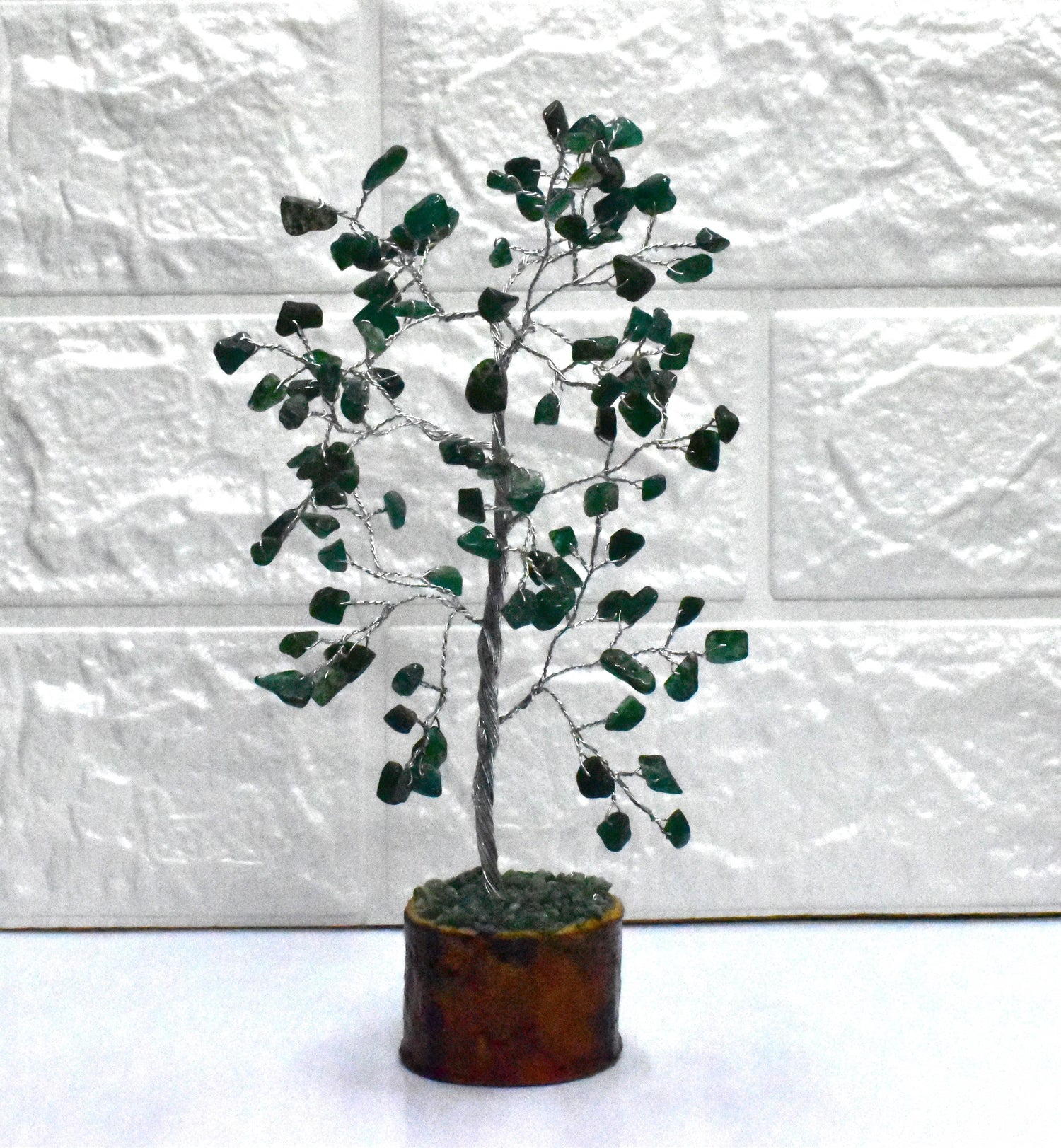 Green Jade Crystal Tree (Peace Of Mind and Stress Relief)  DestGlow