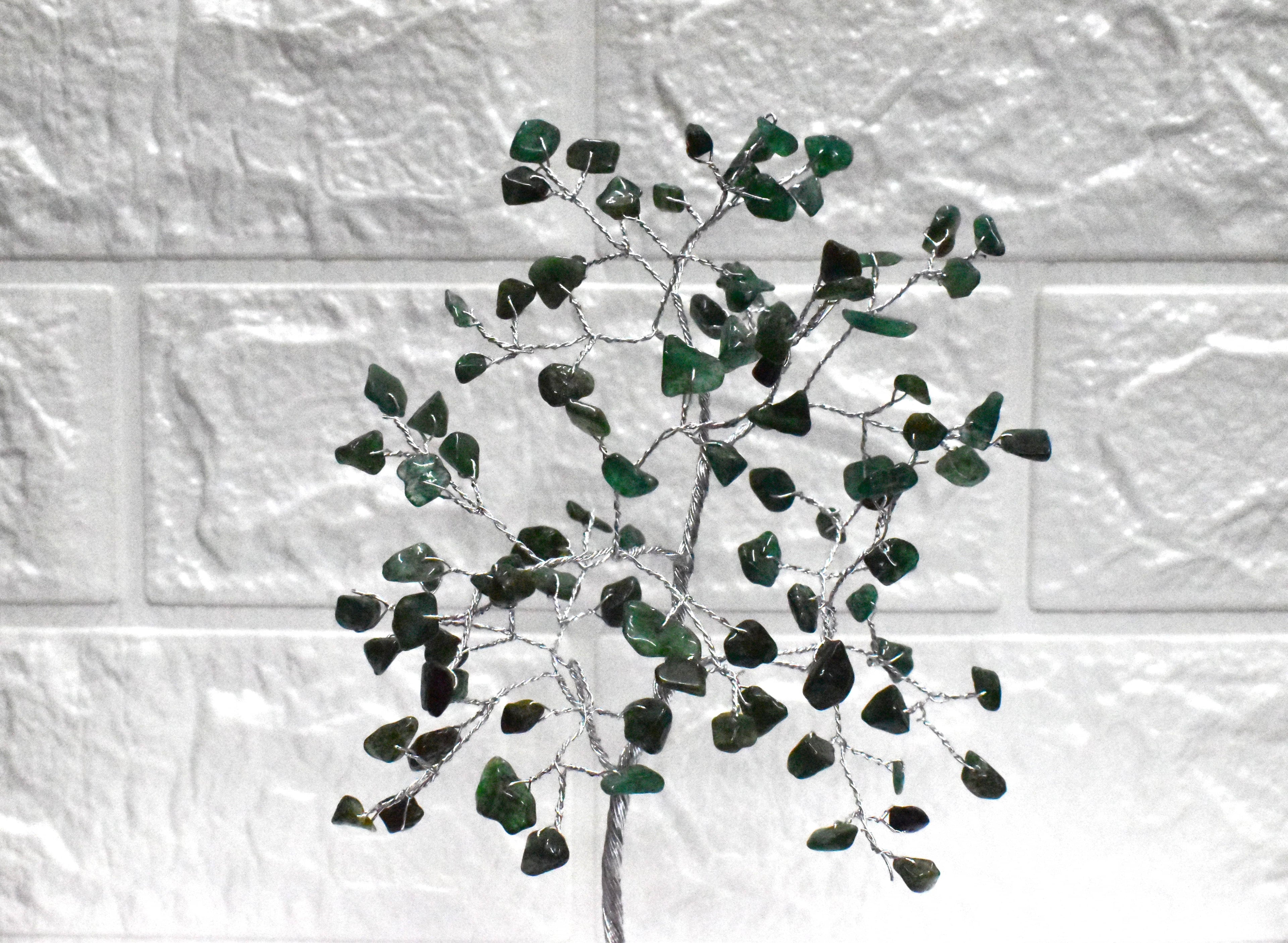 Green Jade Crystal Tree (Peace Of Mind and Stress Relief)  DestGlow