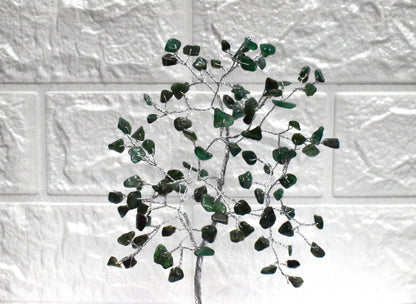 Green Jade Crystal Tree (Peace Of Mind and Stress Relief)  DestGlow