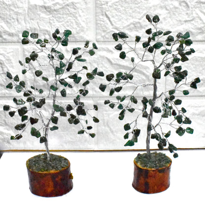 Green Jade Crystal Tree (Peace Of Mind and Stress Relief)  DestGlow