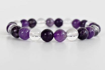 CROWN Chakra Crystal Bracelet
