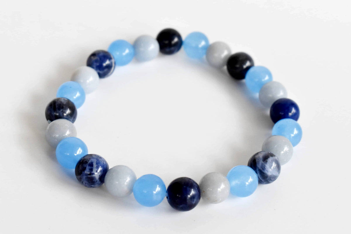 THIRD EYE Chakra Crystal Bracelet  DestGlow