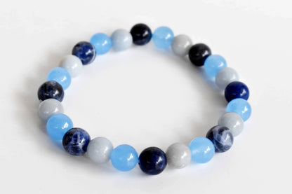 THIRD EYE Chakra Crystal Bracelet  DestGlow