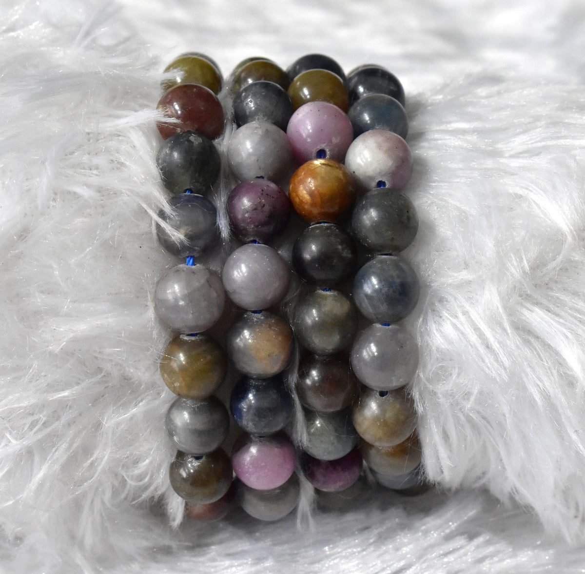 Multi Sapphire Gemstone Beads, Crystal Beads for Jewelry