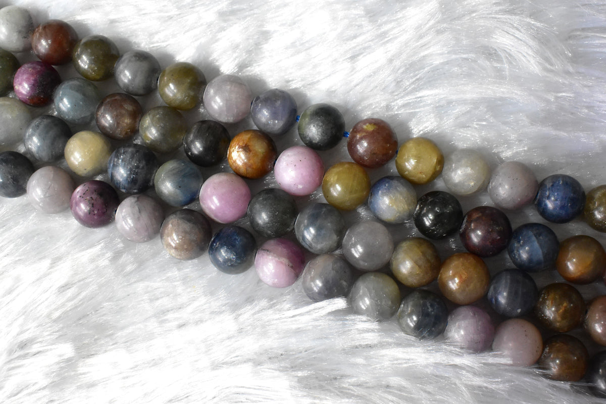 Multi Sapphire Gemstone Beads, Crystal Beads for Jewelry