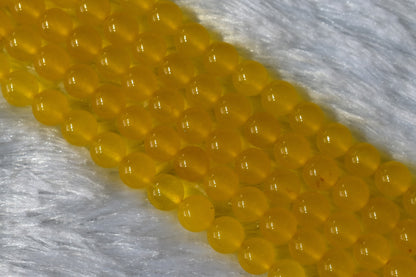 Yellow Jade Gemstone Beads, Crystal Beads for Jewelry.  DestGlow