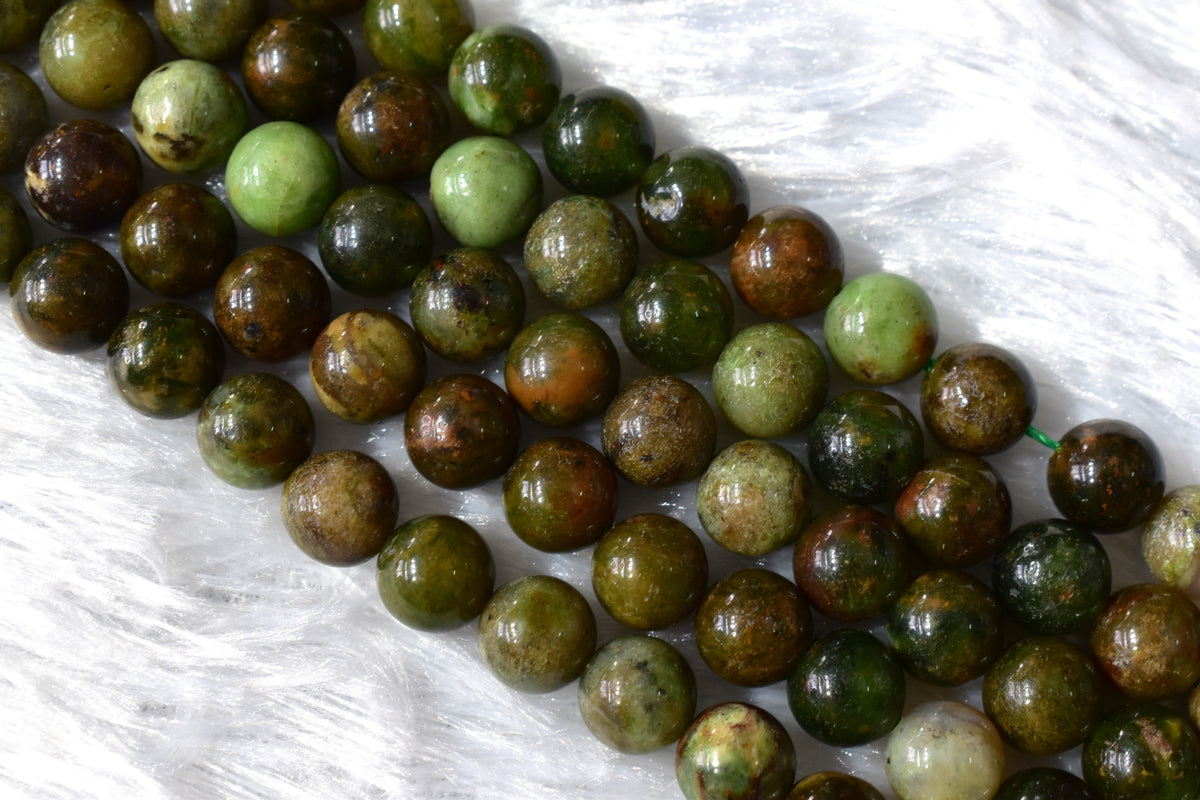 Green Opal Gemstone Beads, Crystal Beads for Jewelry