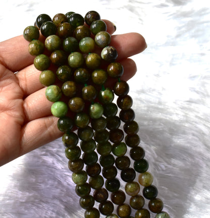 Green Opal Gemstone Beads, Crystal Beads for Jewelry  DestGlow