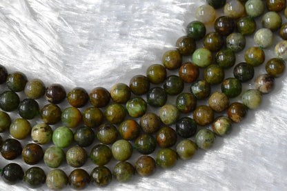 Green Opal Gemstone Beads, Crystal Beads for Jewelry