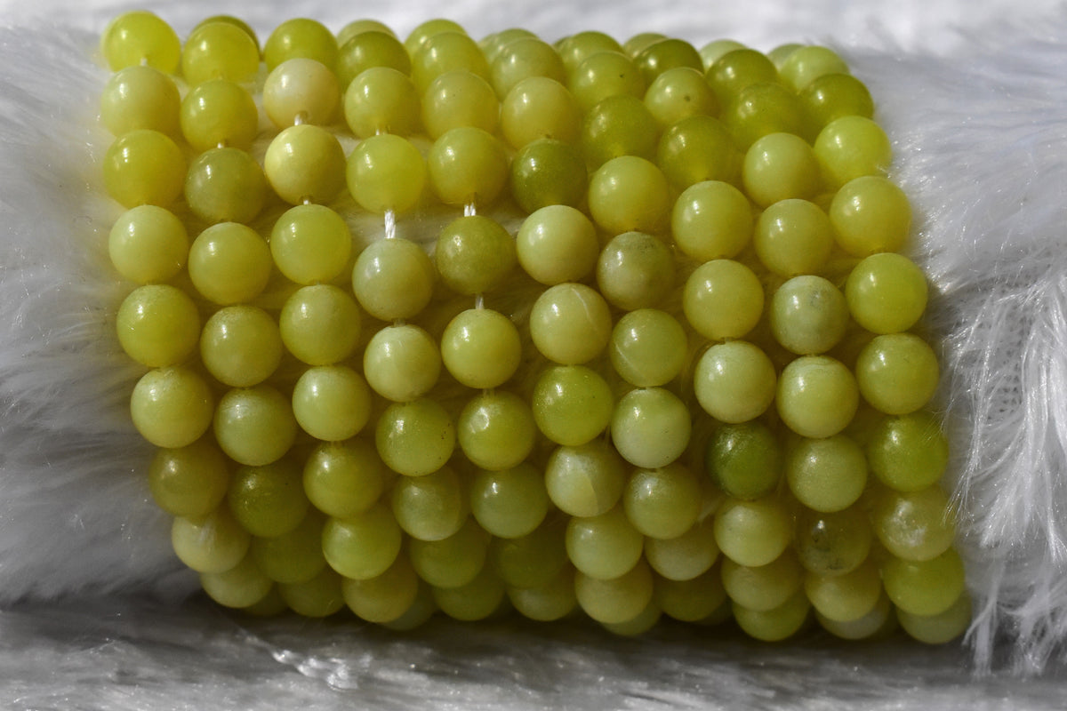 Lemon Quartz Gemstone Beads, Crystal Beads for Jewelry