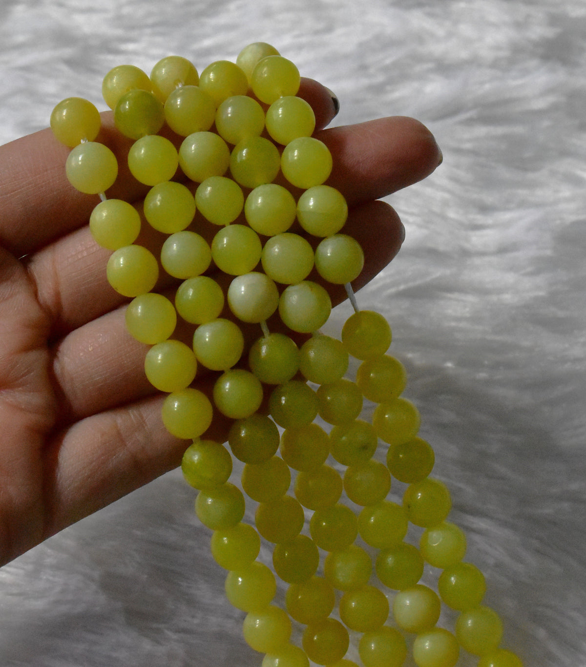 Lemon Quartz Gemstone Beads, Crystal Beads for Jewelry