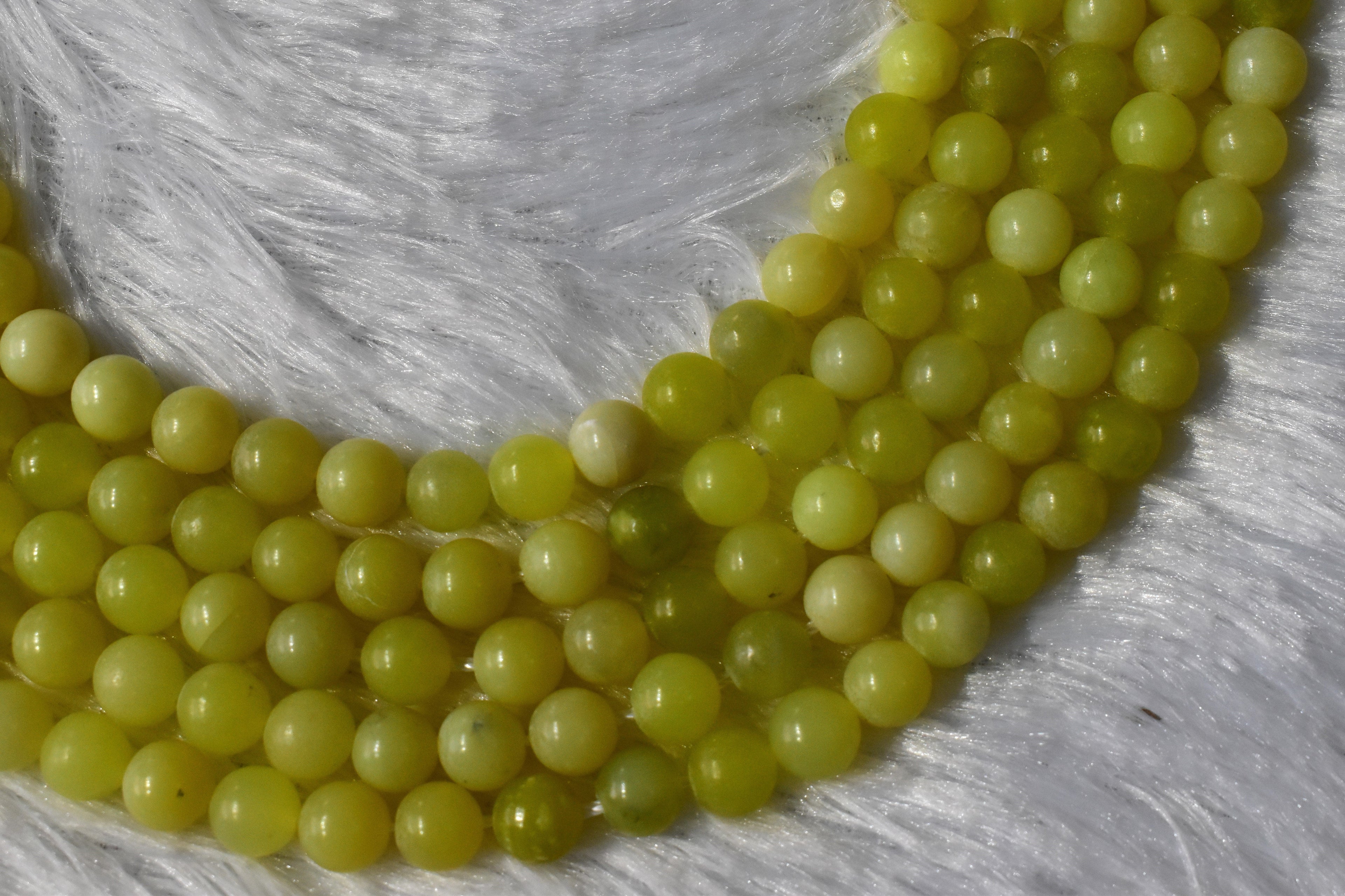 Lemon Quartz Gemstone Beads, Crystal Beads for Jewelry