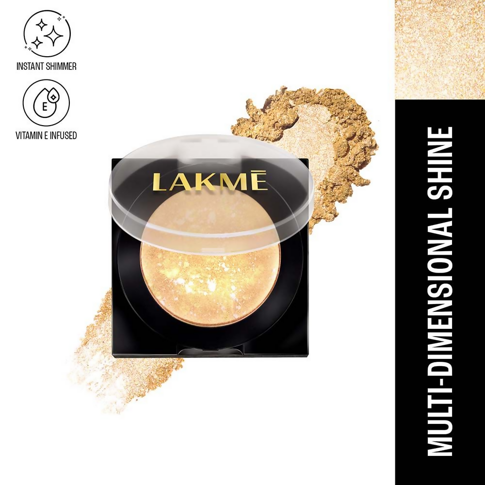 Lakme Glitterati Marble Highlighter - Gold Goddess