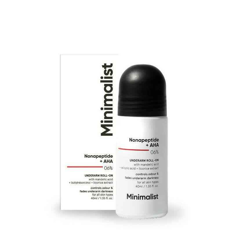 Minimalist Nonapeptide + AHA 06% Underarm Roll On