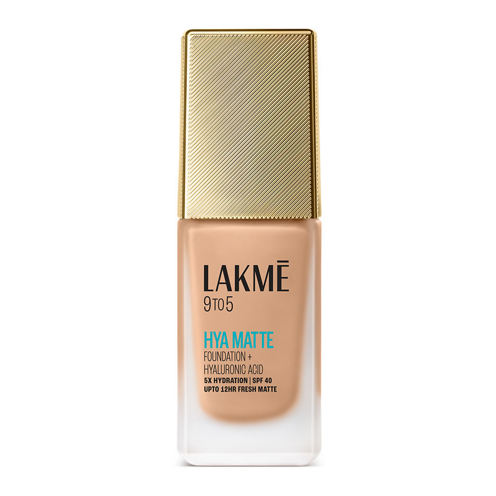 Lakme 9to5 Hya Matte Foundation + Hyaluronic Acid - Warm Beige