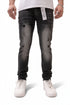 Premium Disaster Classic Skinny Stretch Denim Jeans - Black Stone by Denim Exchange