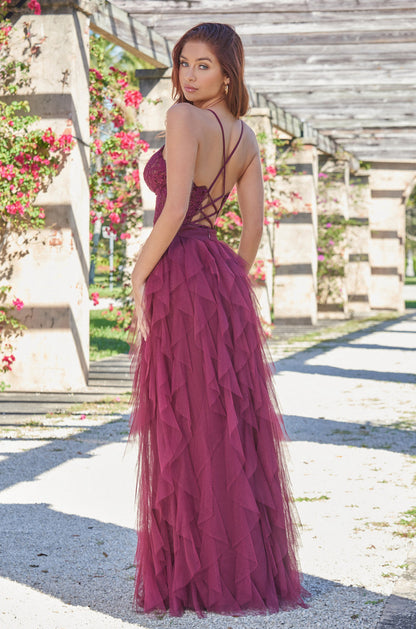 Dahlia Gown - Mulberry - Tulle &amp; Lace Dress