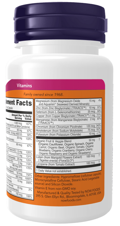 Daily Vits™ Veg Capsules - Multivitamin &amp; Mineral by Country Life Natural Foods