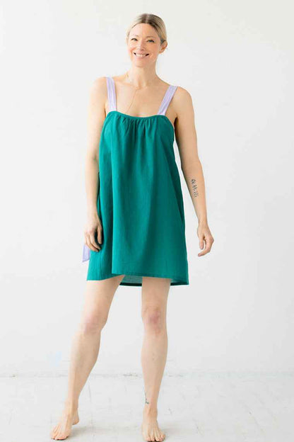 Daisy Tie Strap Cotton Babydoll