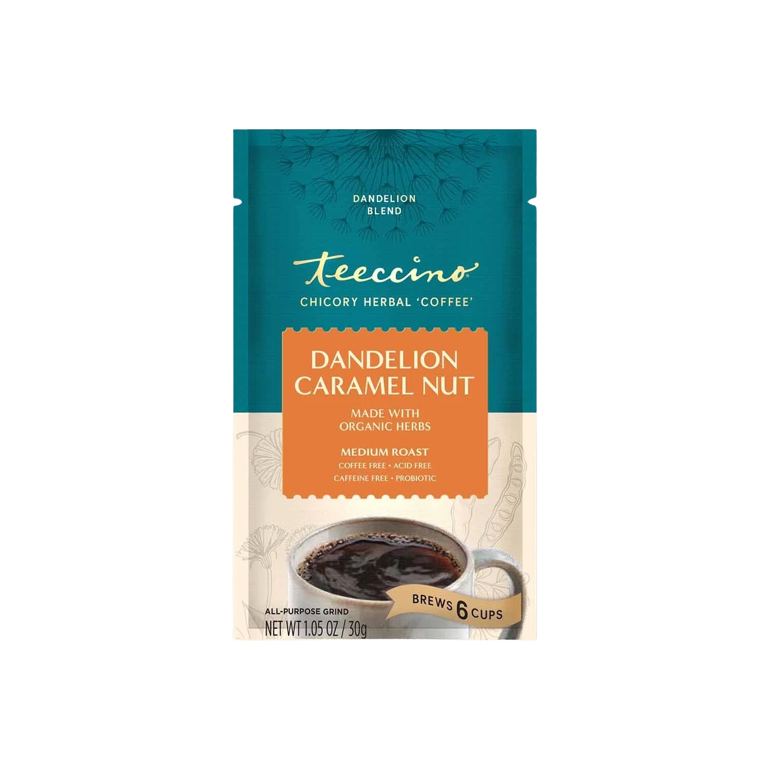 Dandelion Caramel Nut Chicory Herbal Coffee