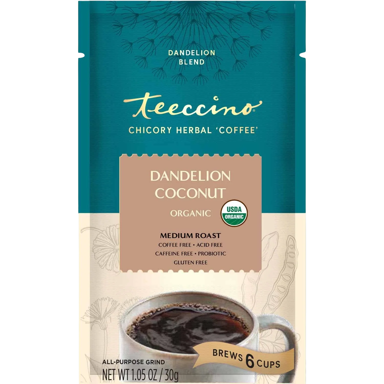 Dandelion Coconut Herbal Coffee