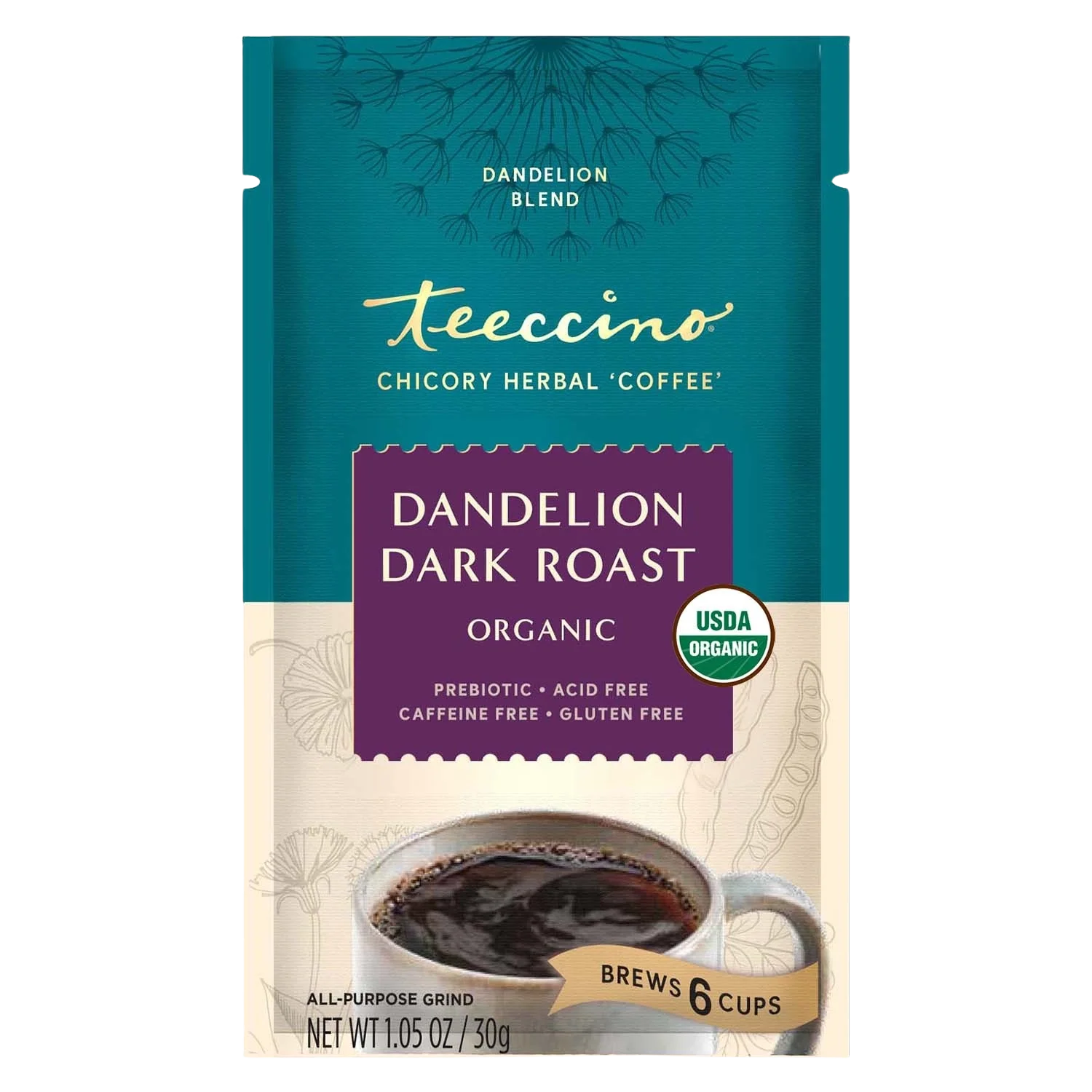 Dandelion Dark Roast Herbal Coffee