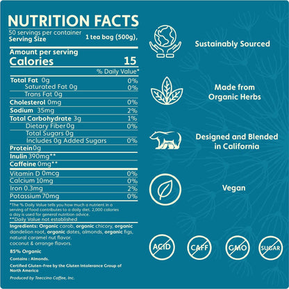 Dandelion Caramel Nut Roasted Herbal Tea