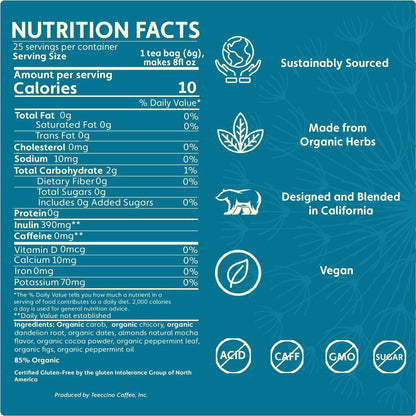 Dandelion Mocha Mint Roasted Herbal Tea