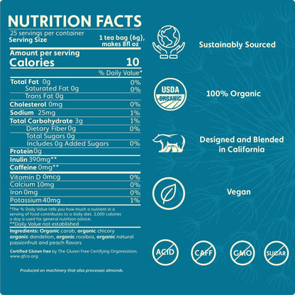 Dandelion Passionfruit Peach Herbal Tea