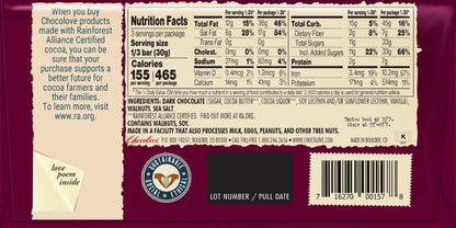 Chocolate Bars, Dark, Chocolove by Country Life Natural Foods