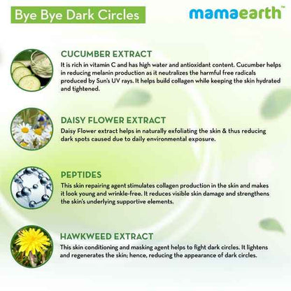 Mamaearth Bye Bye Dark Circles Eye Cream