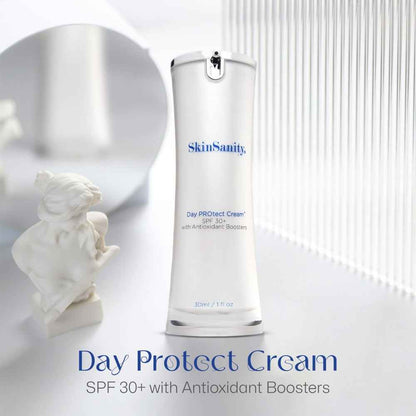 SkinSanity® Day PROtect Cream - Antioxidant Moisturizer with SPF 30 1 oz